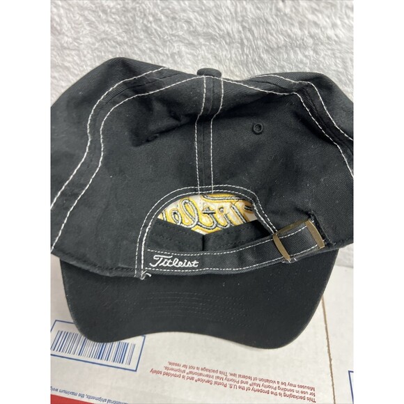 Titleist Iowa Hawkeyes Golf Hat Adjusable StrapBack Black White Adult Cap - Picture 9 of 10